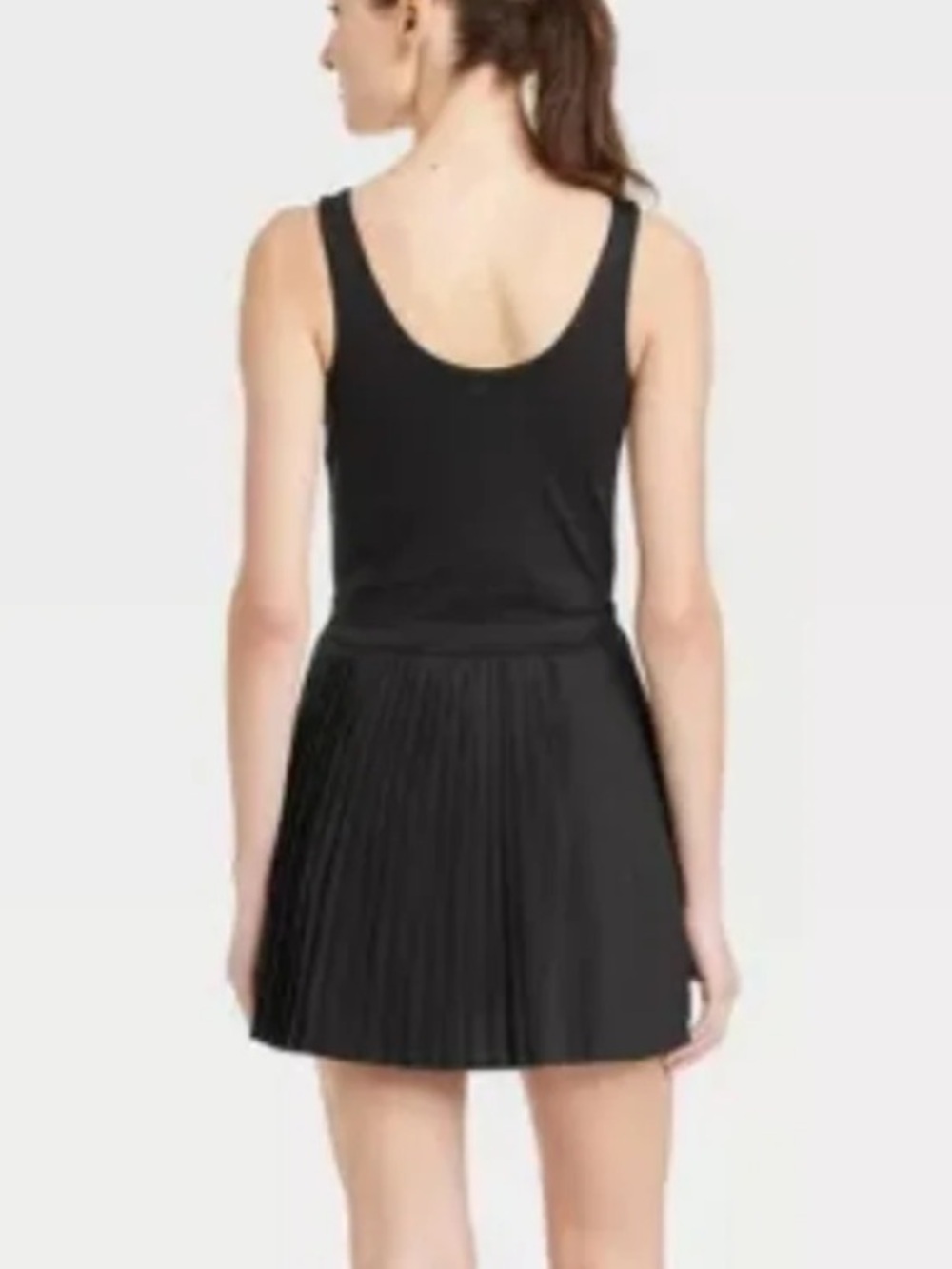 all in motion Black Sleeveless Pleated Tennis Mini Dress Size S Small - Picture 12 of 12